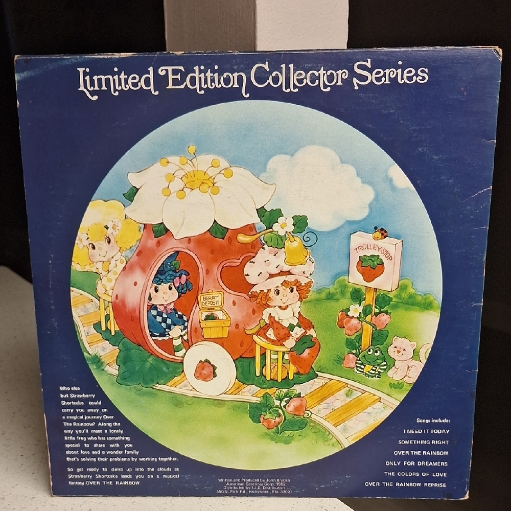 Strawberry Shortcake Over the Rainbow Vinyl Record Discππ - Picture 4 of 4